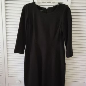 Black textured Talbots dress